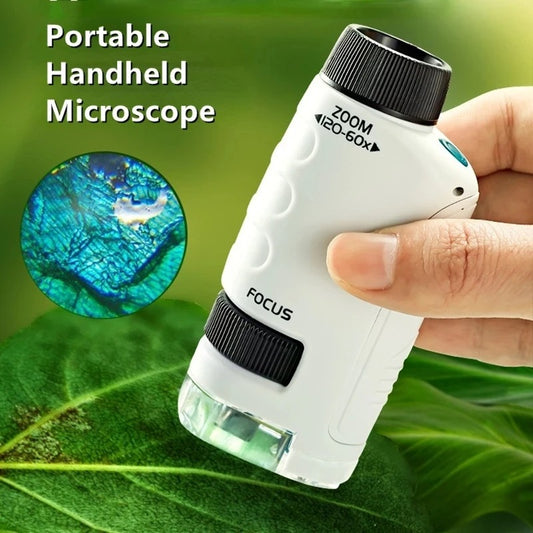 Microscope de Poche Portable pour Enfants