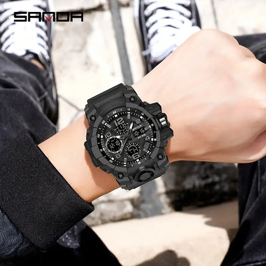 🌟 SANDA - Montre-bracelet de Sport pour Homme