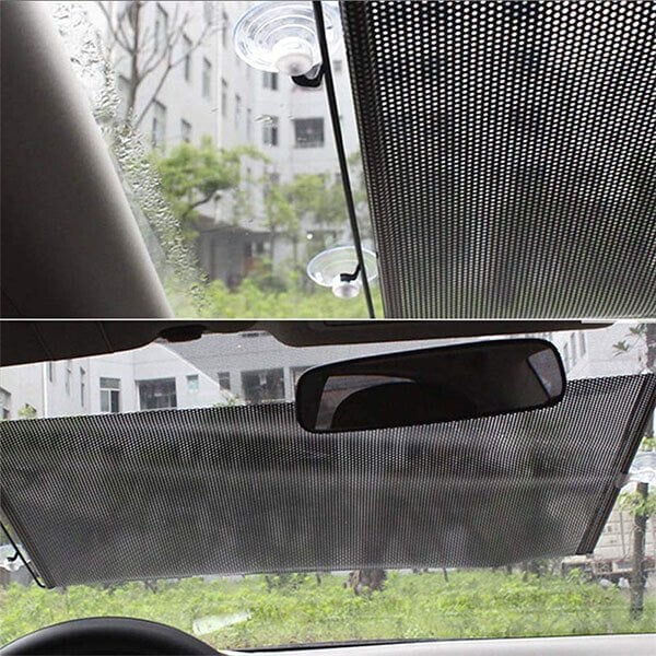 Rideau pare-soleil rétractable pliable pour voiture