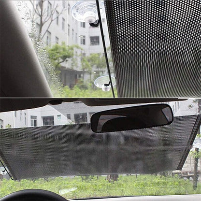 Rideau pare-soleil rétractable pliable pour voiture