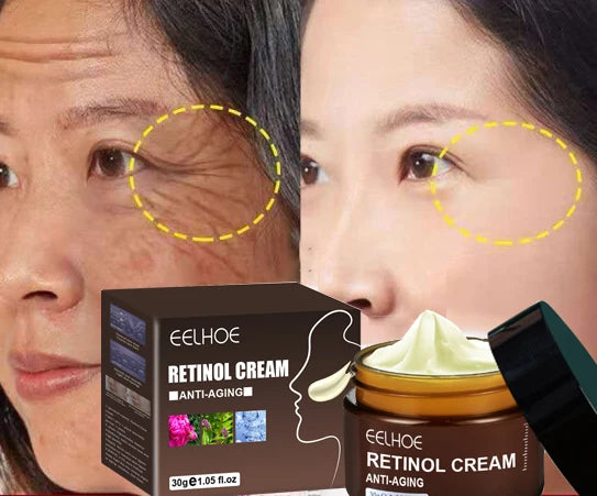 EELHOE Crème Rétinol Anti-Âge et Rides 50g