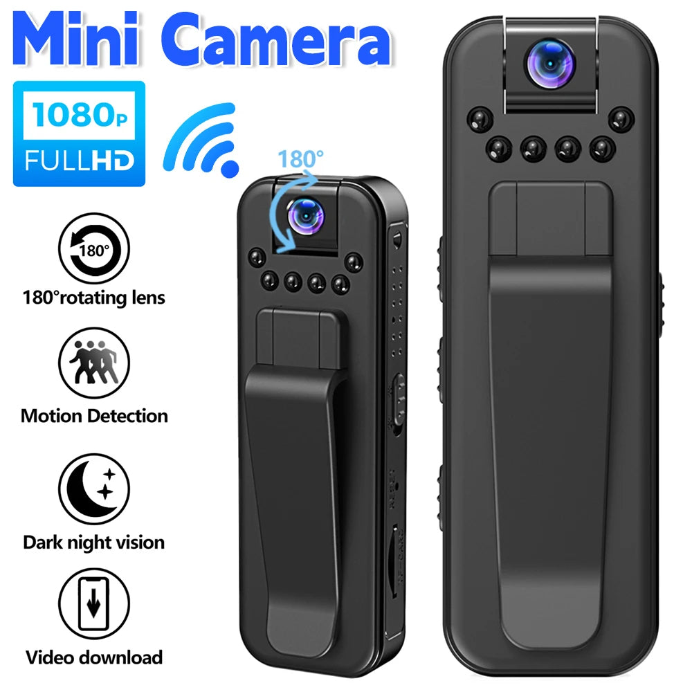 Mini caméra rechargeable 1080P