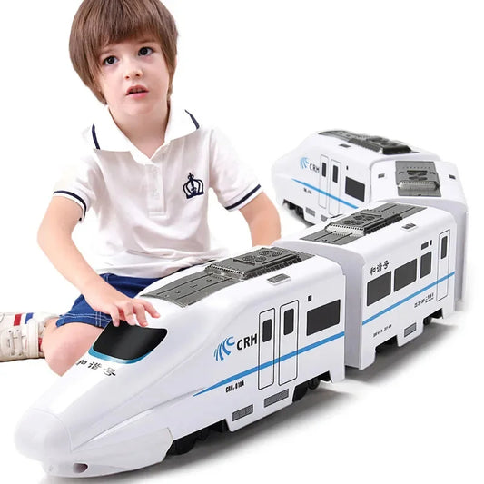 Jouet de train à grande vitesse pour enfants, , modèle de train sonore et lumineux