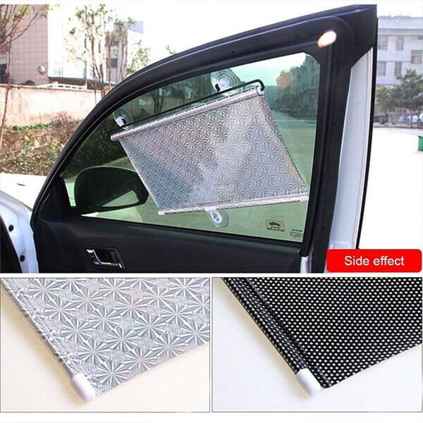 Rideau pare-soleil rétractable pliable pour voiture