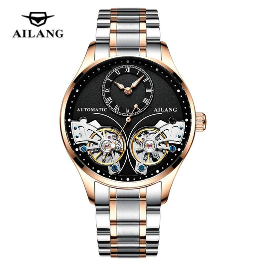 AILANG – montre mécanique automatique en acier inoxydable pour hommes