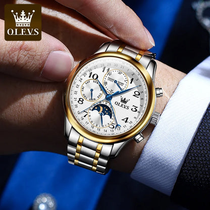 OLEVS-Montre Mécanique existent pour Homme  Luxe