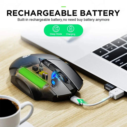 Souris ergonomique sans fil rechargeable