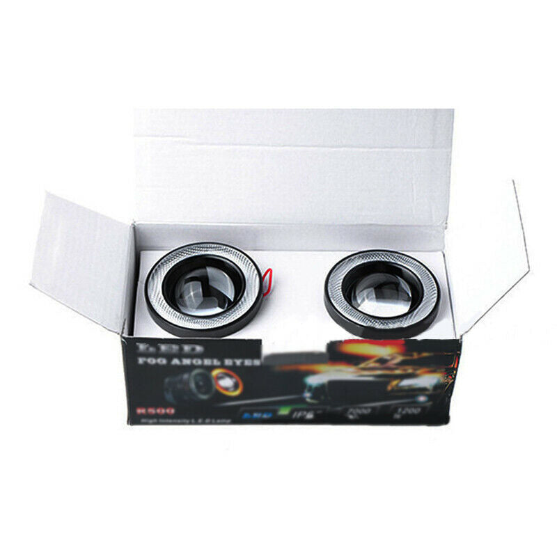 Phare antibrouillard LED Angel Eyes pour voiture SUV