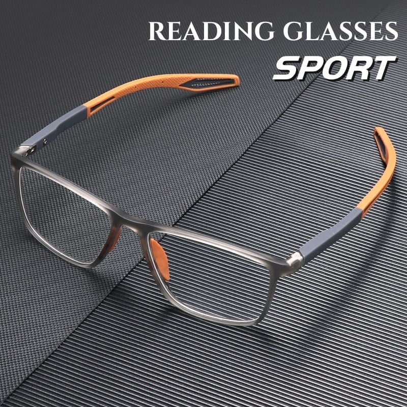 LUNETTES DE SPORT ULTRA-LÉGÈRES ANTI-LUMIÈRE BLEUE POUR PRESBYTES.