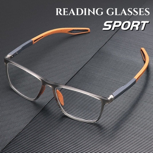 LUNETTES DE SPORT ULTRA-LÉGÈRES ANTI-LUMIÈRE BLEUE POUR PRESBYTES.