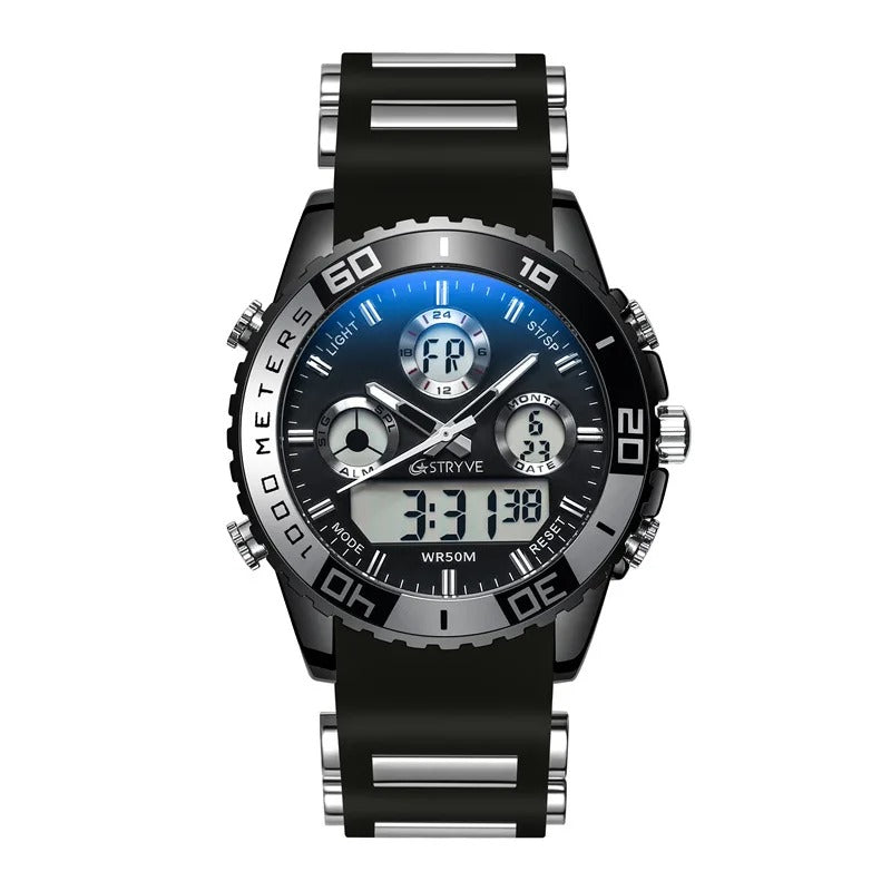 STRYVE – montre de Sport S8023 pour hommes, étanche à 50 mètres