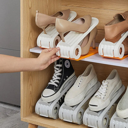 Étagère de rangement pour chaussures en plastique