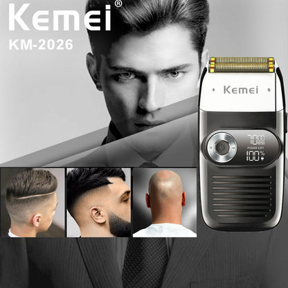 Kemei – rasoir électrique Rechargeable