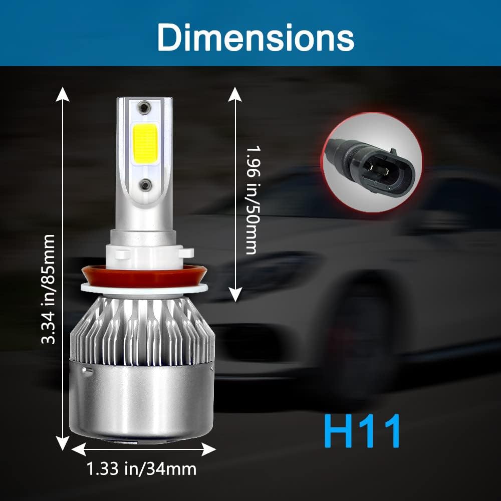 Lampe intelligente de phares de voiture, LED