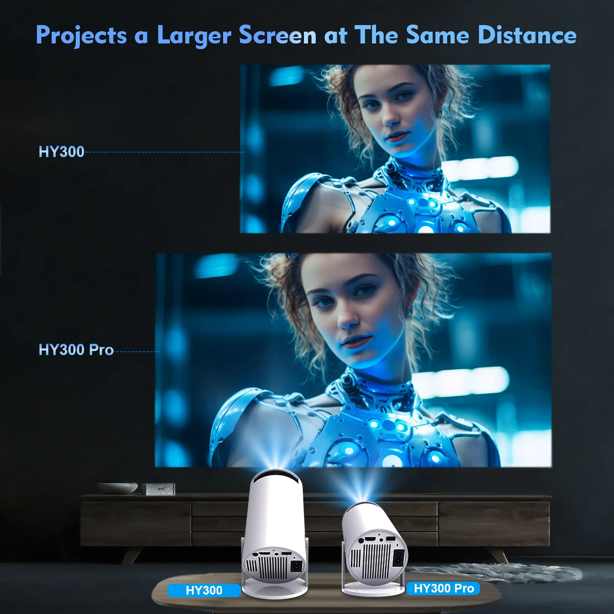 Projecteur Magcubic HY300 Pro 4K Android 11 Double Wifi6