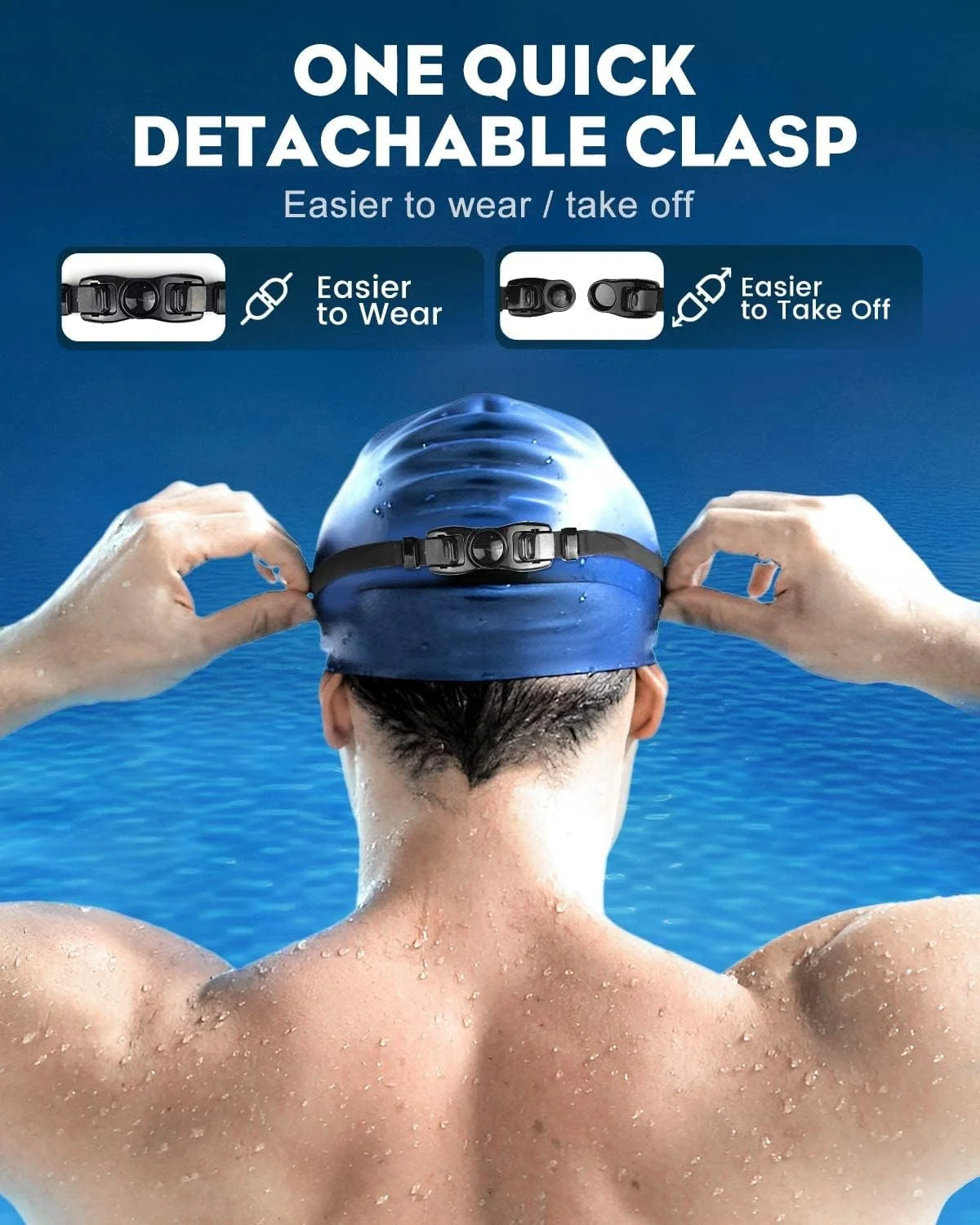 Lunettes de natation en silicone pour hommes et femmes