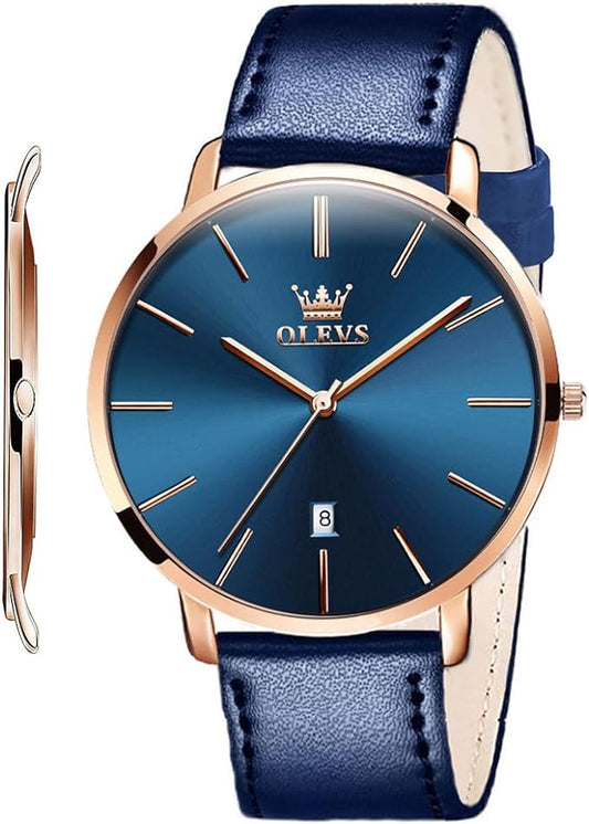 OLEVS-Montre à quartz étanche, montres d'affaires pour homme, luxe