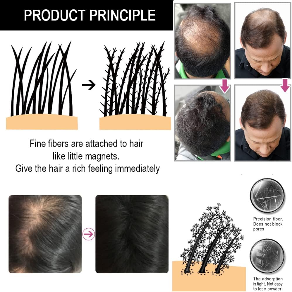 SEVICH Fibres de Cheveux: Solution Naturelle pour l'Amincissement Capillaire