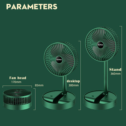 Ventilateur Portable Rechargeable USB : Fraîcheur en Déplacement