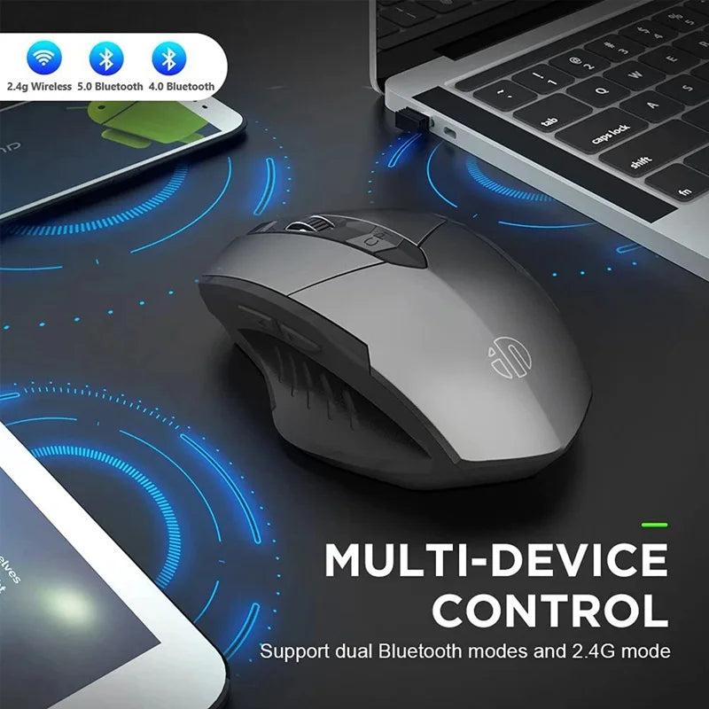 Souris ergonomique sans fil rechargeable