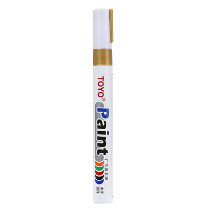 Stylo de peinture pour pneus étanche.