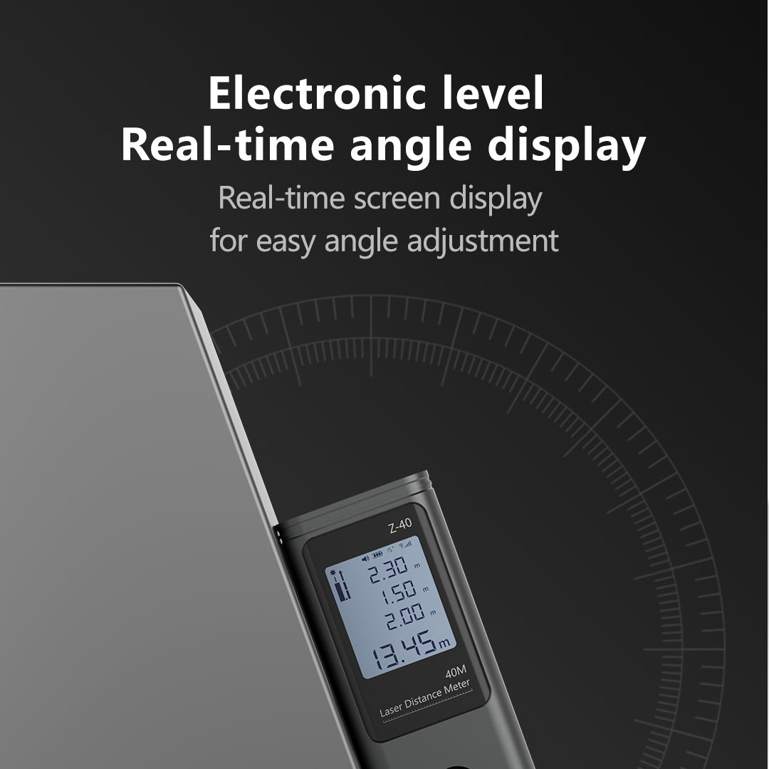 Télémètre laser numérique de 40 mètres