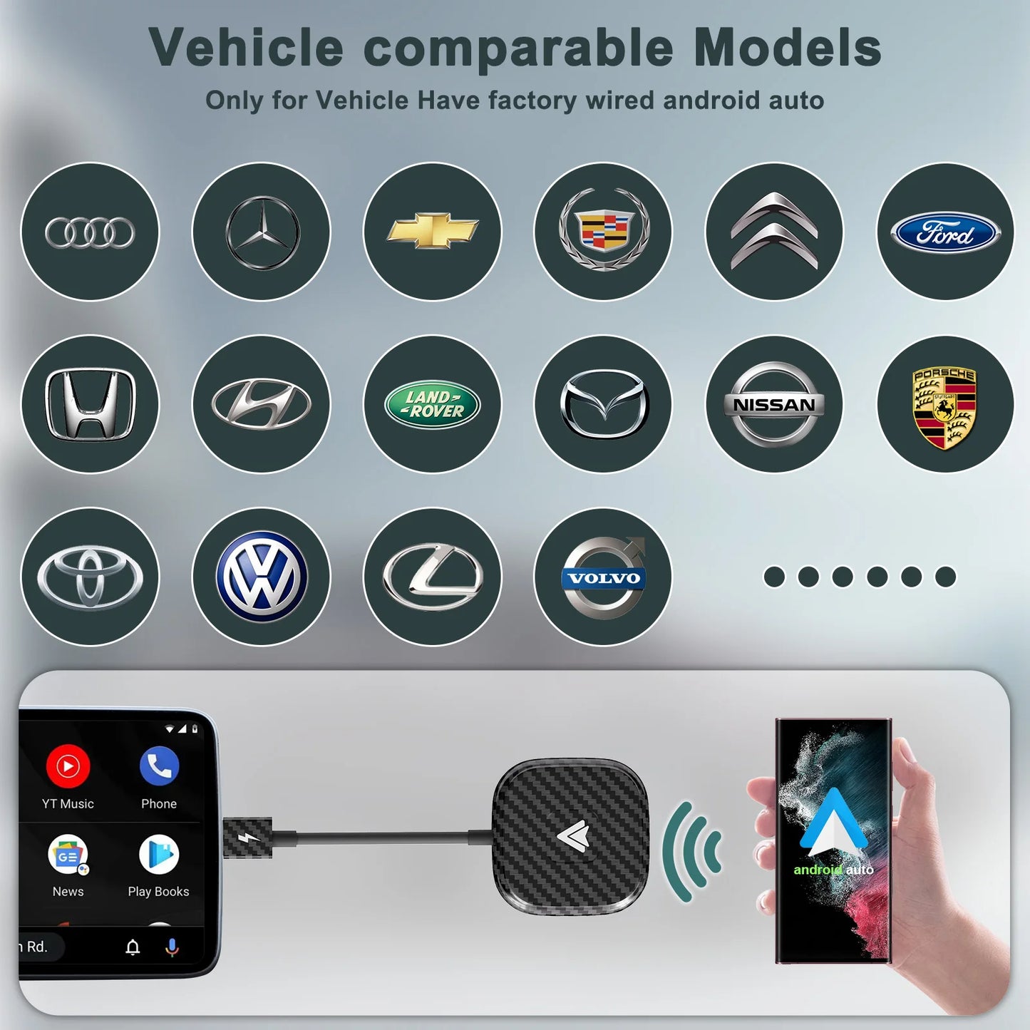 Adaptateur de voiture CarPlay sans fil