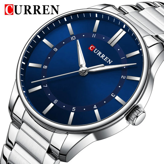 Montres CURREN en acier inoxydable pour hommes