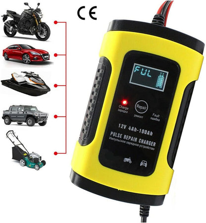 Chargeur automatique de batterie de voiture.