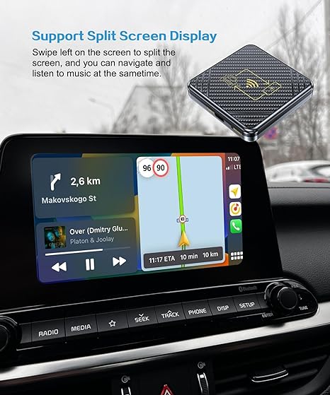 Adaptateur sans fil CarPlay pour voitures Android Auto, connexion automatique, Plug & Play