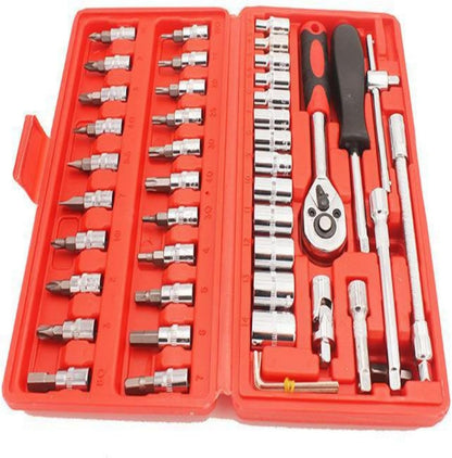 Kit d'Outils de Réparation de Voiture 46 Pièces