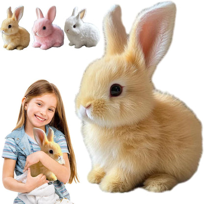 Lapin jouet électronique réaliste pour enfants