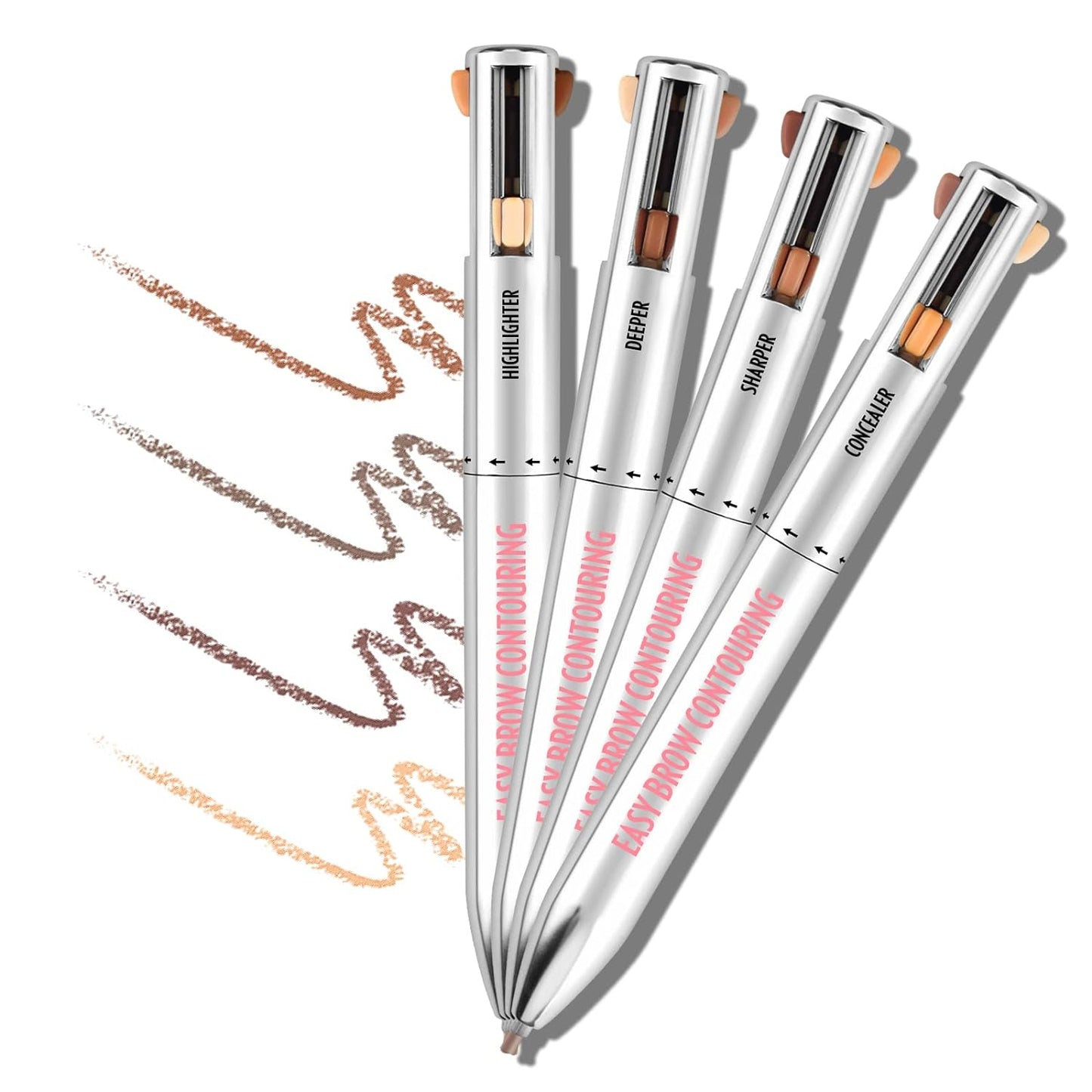 Stylo contour des sourcils et surligneur 4 en 1