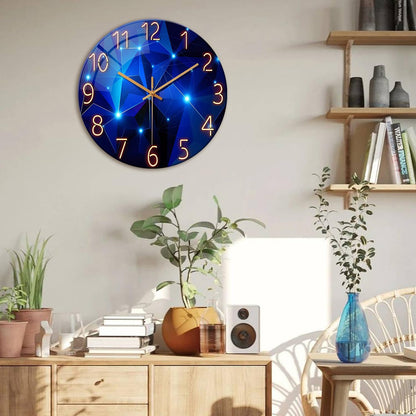 Horloges murales bleues Constantplanet : Décoration élégante pour salons et cuisines