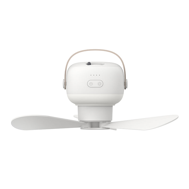 Ventilateur de Plafond Rechargeable à 4 Vitesses avec Poignées