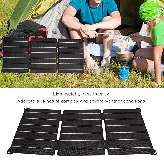 Panneau Solaire Portable 3A: Chargeur Haute Conversion pour l'Alpinisme