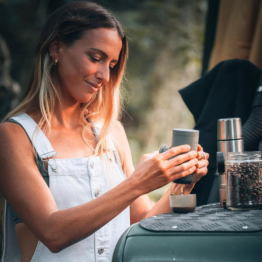 Minipresso GR2, Machine à Expresso pour l'Extérieur, Café Moulu.