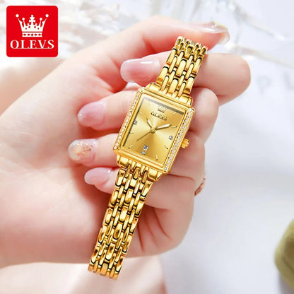 Montre à Quartz Diamant OLEVS pour Femme - Luxe et Élégance