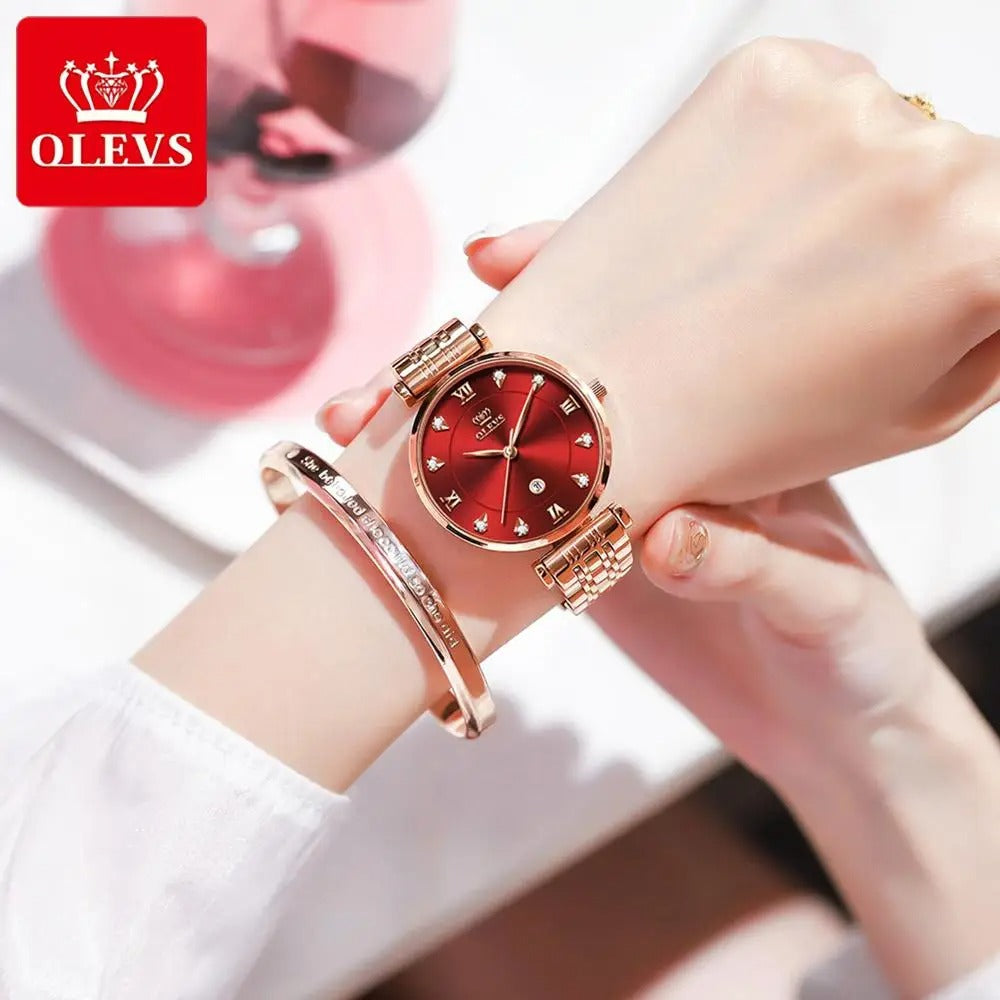 OLEVS – montre à Quartz étanche pour femmes