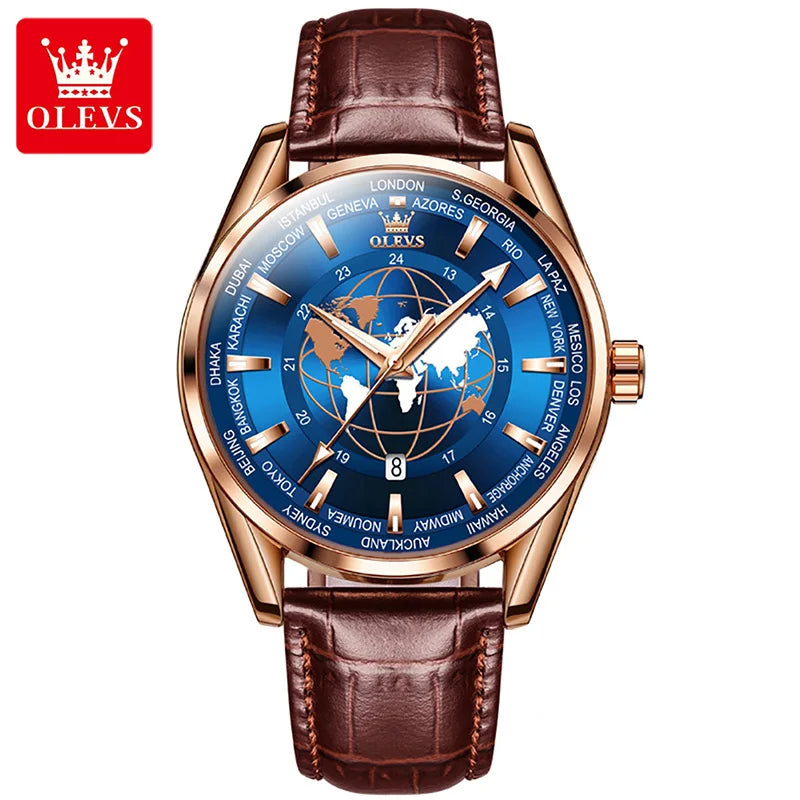 OLEVS Montre pour Hommes