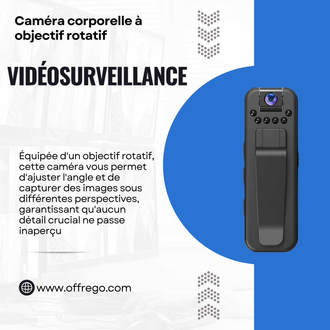 Mini caméra rechargeable 1080P