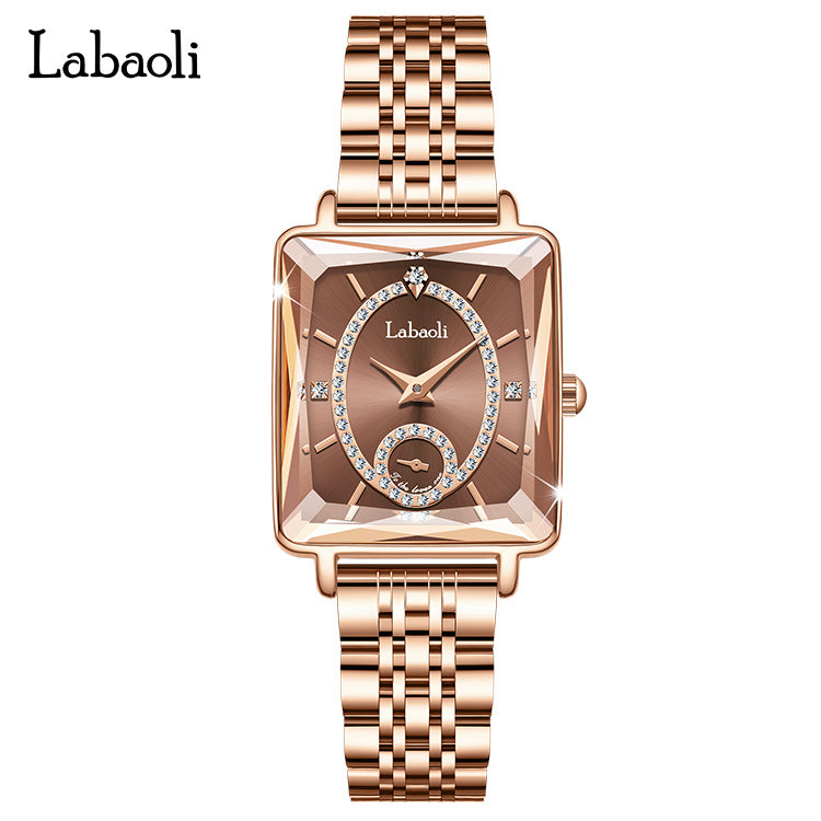 Montre Étanche pour Femmes LABAOLI : Luxe en Acier Inoxydable.