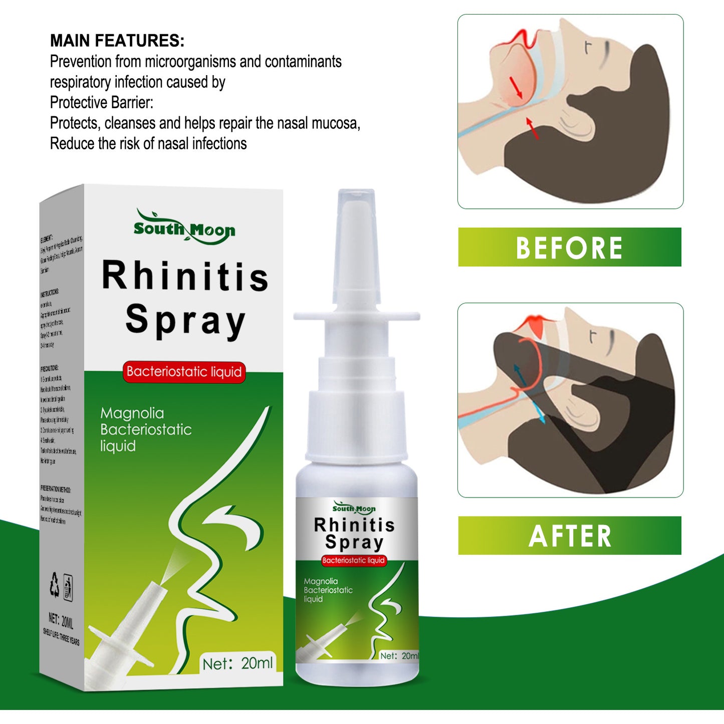 Bouteilles Rhinite Nez TG