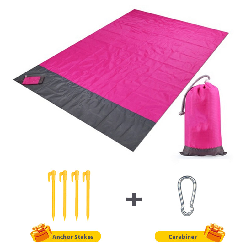 Tapis Camping Étanche & Couverture Plage Portable.