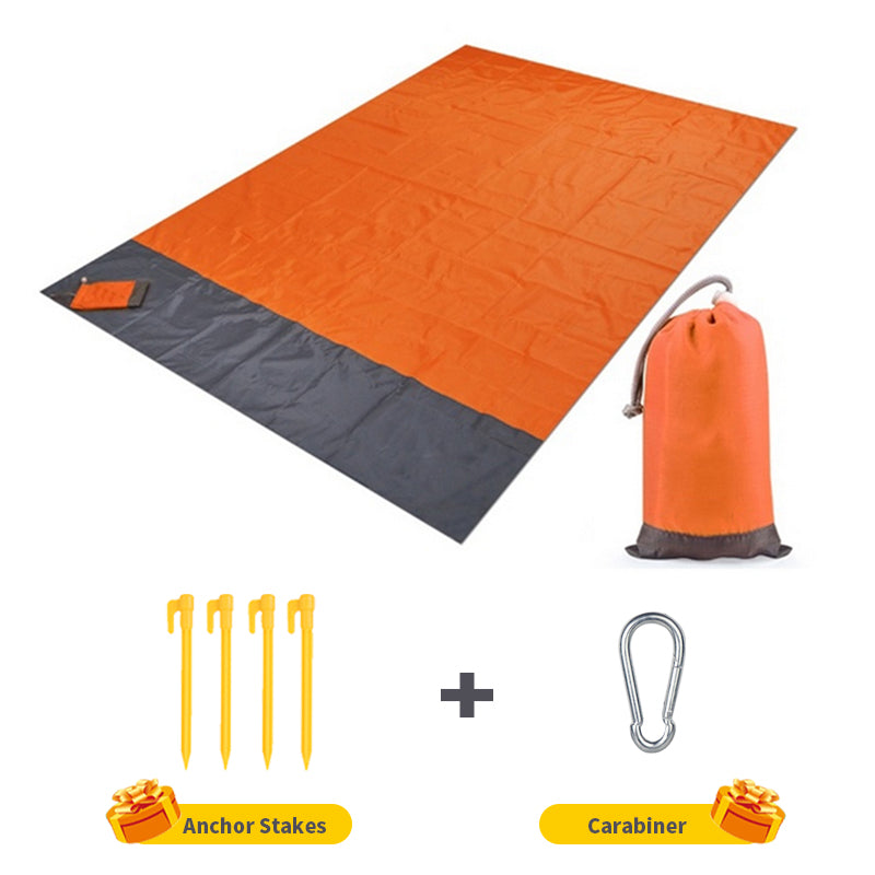 Tapis Camping Étanche & Couverture Plage Portable.