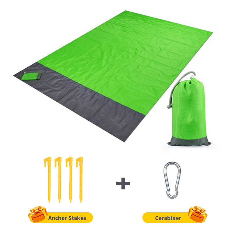 Tapis Camping Étanche & Couverture Plage Portable.