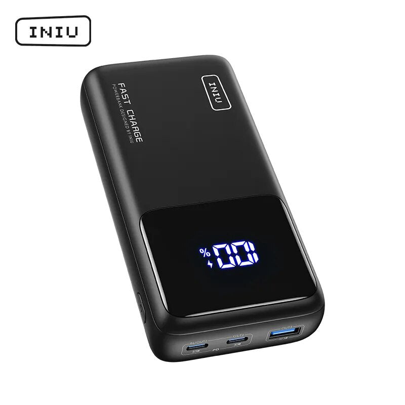 INIU-Chargeur de batterie externe pour ordinateur portable 25000mAh