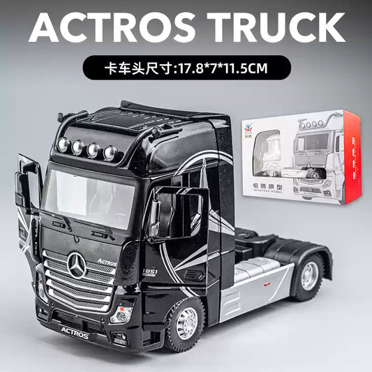 1:24 Mercedes-ACIROS camion haute Simulation métal tirer modèle de voiture lumière sonore