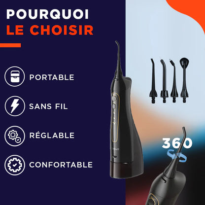 AquaFlosser Appareil de nettoyage des dents