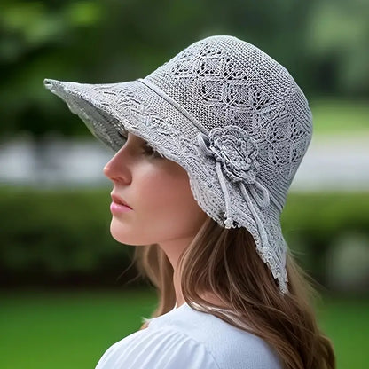 Chapeau de soleil élégant pour femme une protection solaire élégante